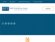 Tablet Screenshot of firstfinancialtrust.com